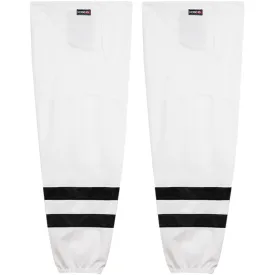 Kobe Sportswear K3GS01H Pro Series White & Black Mesh Ice Hockey Socks