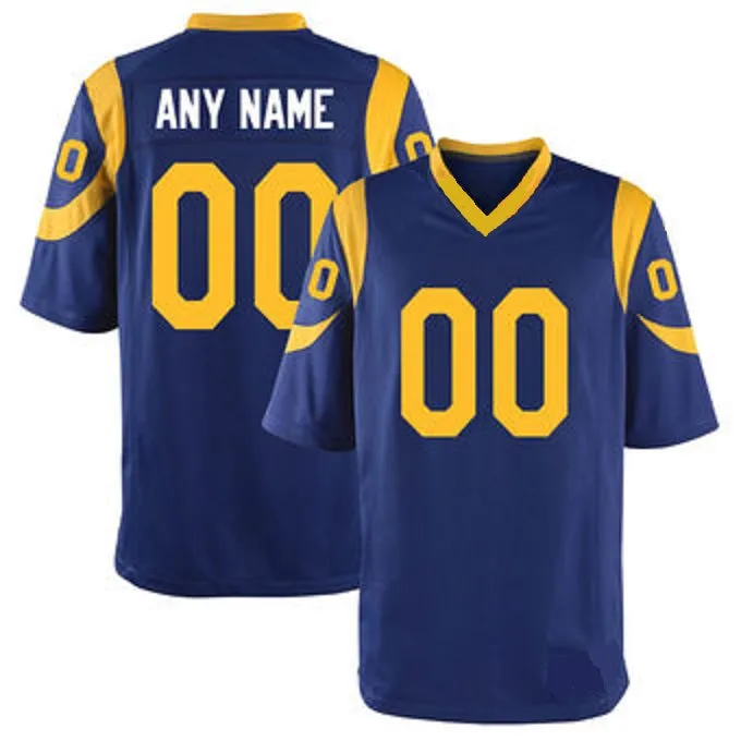 Los Angeles Rams Customizable Pro Style Throwback Football Jersey