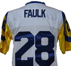 Marshall Faulk Los Angeles Rams Throwback Football Jersey