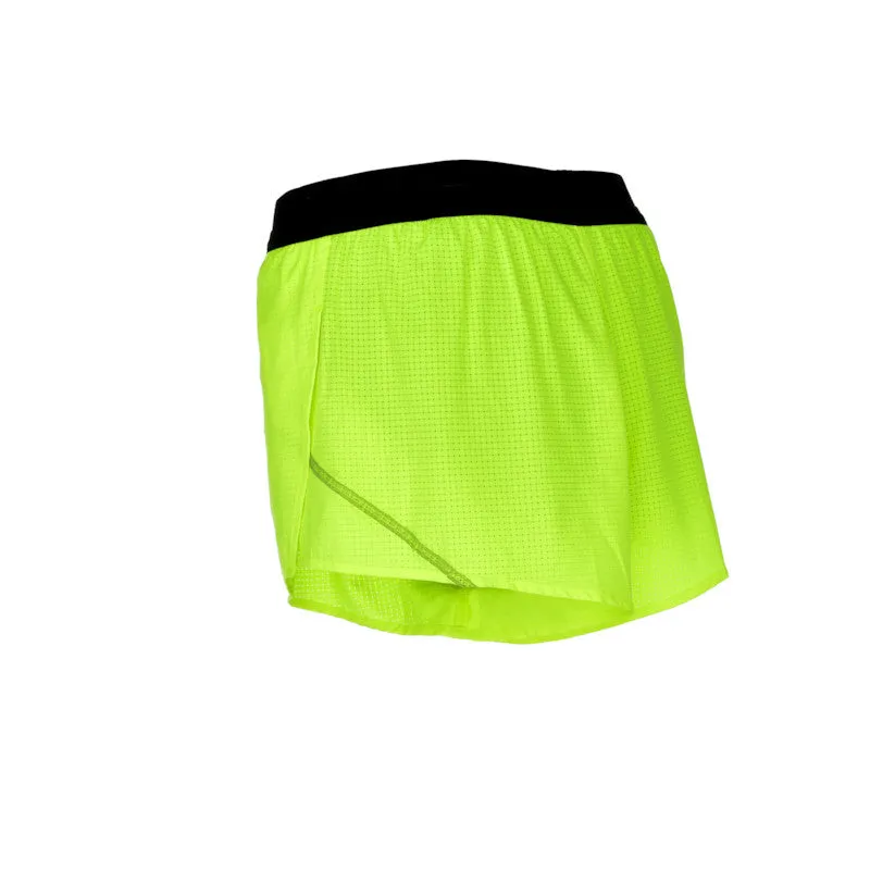 Men's AeroElite 2" Split Shorts - Neon Yellow