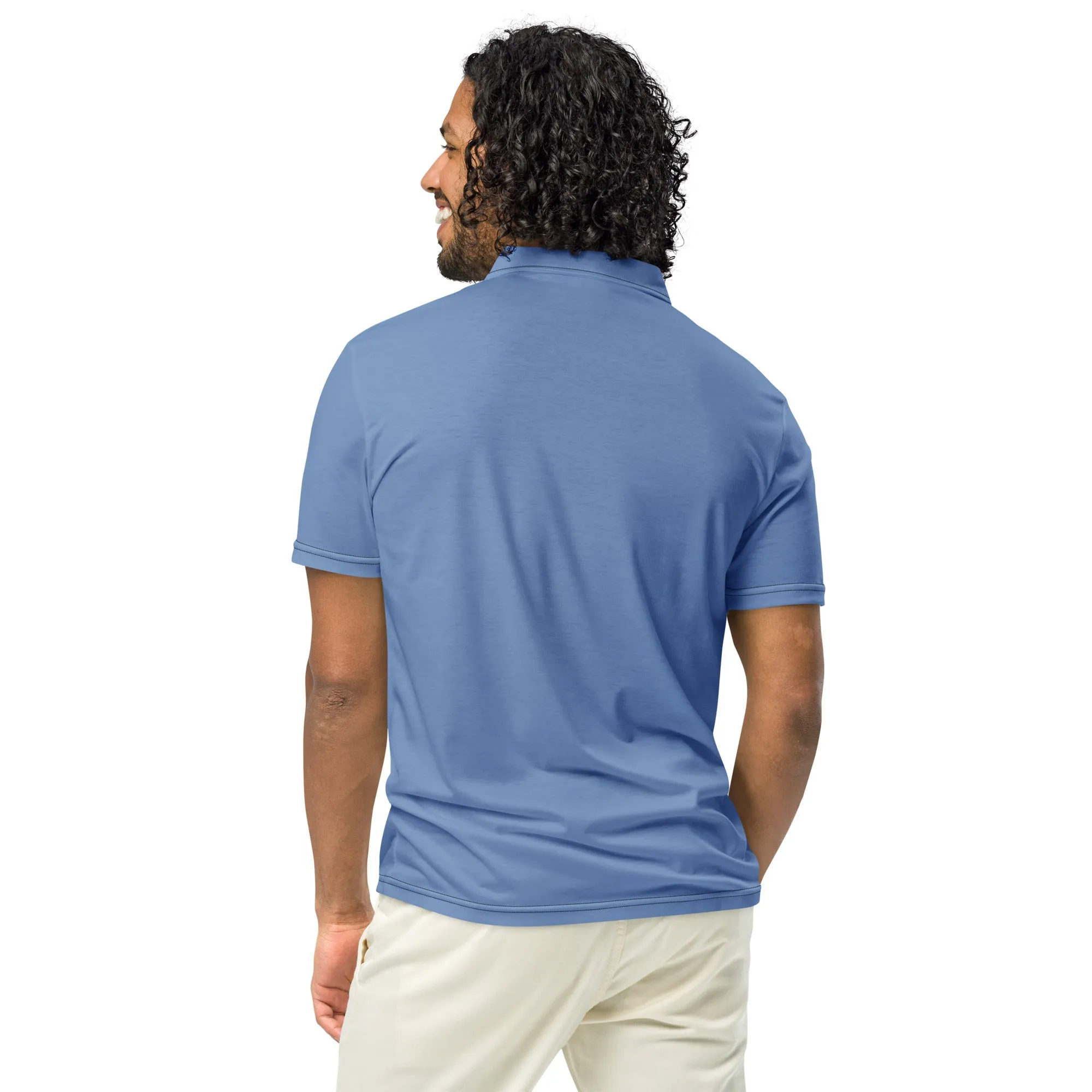 Men’s Slim Fit Polo Boundless Blue, lioness-love