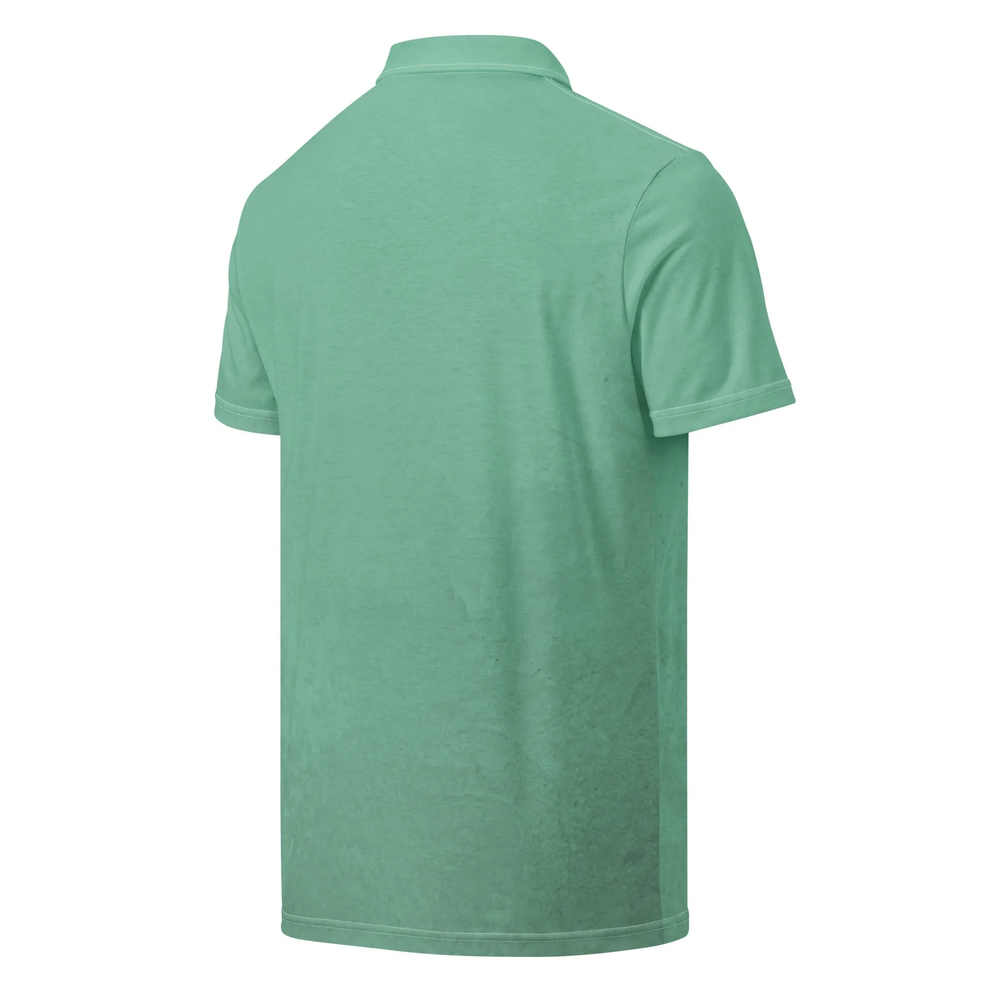 Men’s slim fit polo shirt in Mint, lioness-love