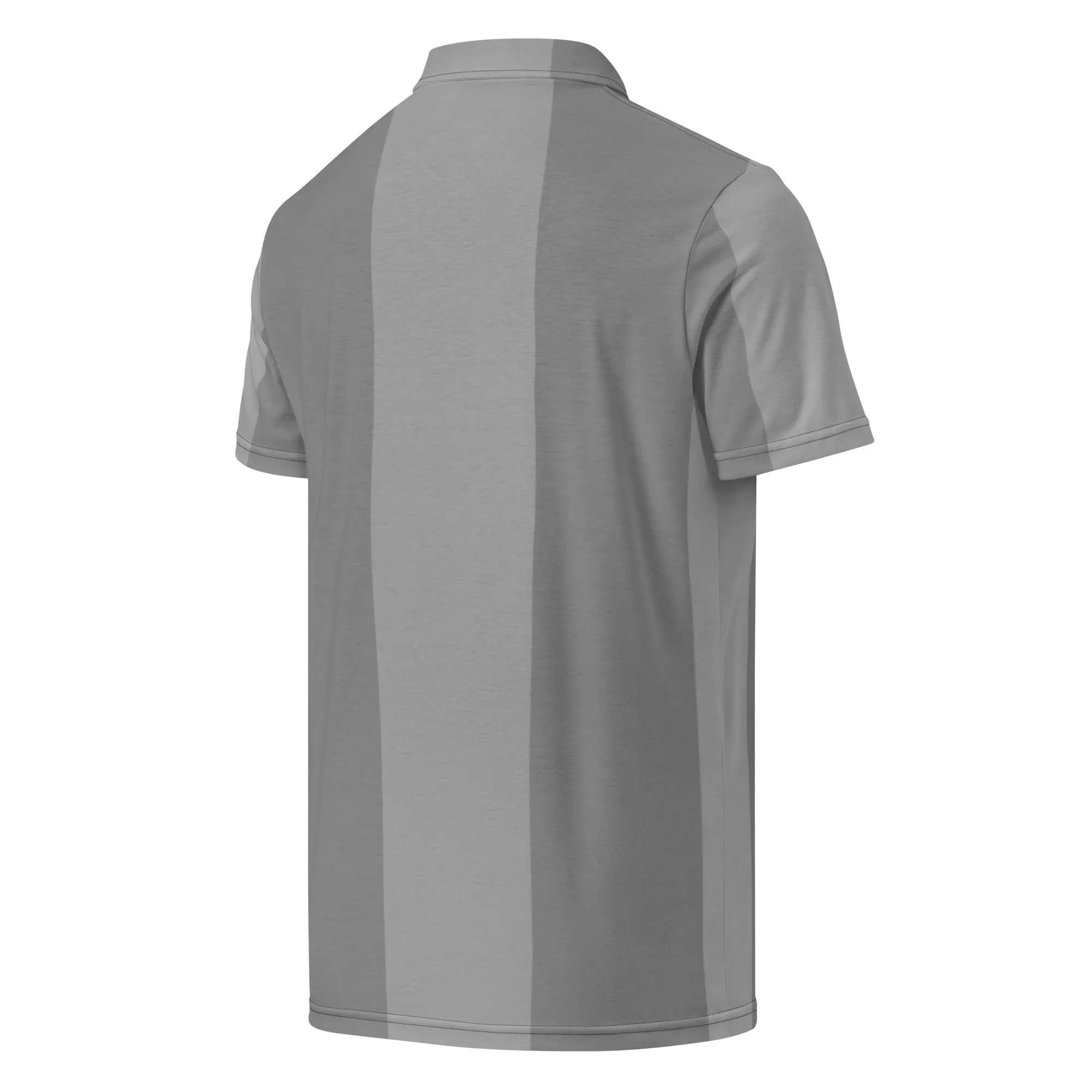 Men’s Slim Fit Polo Shirt Two Tone Gray, lioness-love