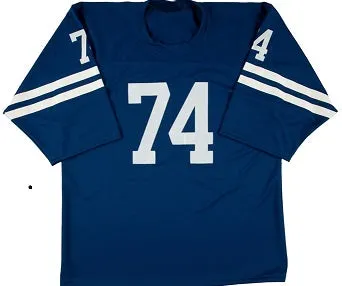 Merlin Olsen Los Angeles Rams Vintage Style Throwback Football Jersey