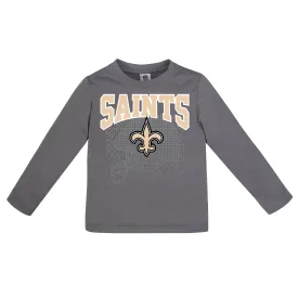 New Orleans Saints Boys Long Sleeve Tee Shirt