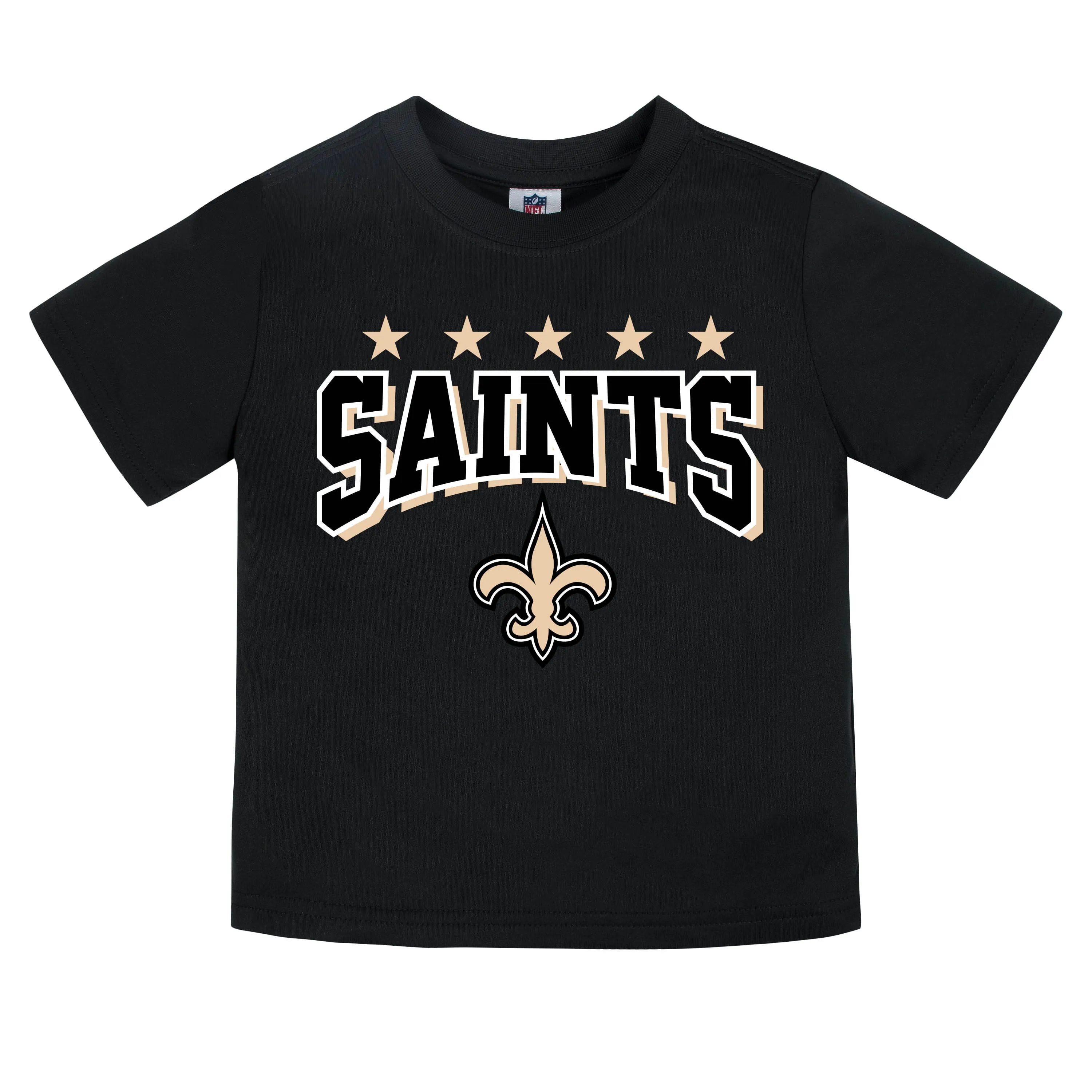 New Orleans Saints Boys Short Sleeve Tee Shirt