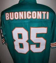 Nick Buoniconti Miami Dolphins Throwback Football Jersey