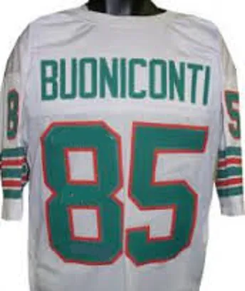 Nick Buoniconti Miami Dolphins Throwback Football Jersey