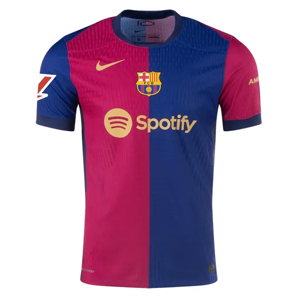 Nike Barcelona Authentic Gavi Home Jersey w/ La Liga Patch 24/25 (Royal/Nobel Red/Club Gold)