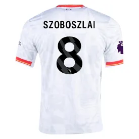 Nike Liverpool Dominik Szoboszlai Third Jersey w/ EPL Patch 24/25 (White/Pure Platinum)