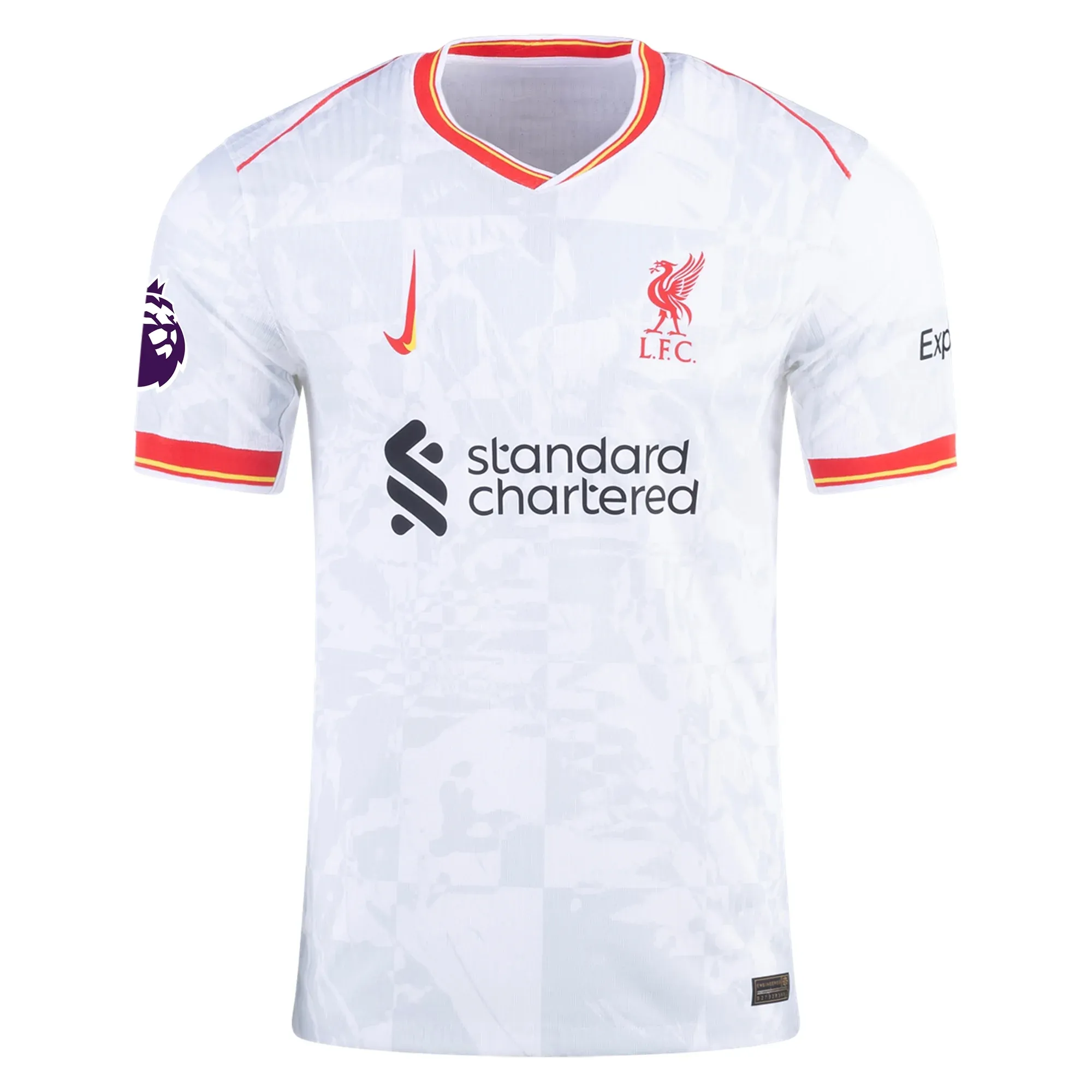 Nike Liverpool Dominik Szoboszlai Third Jersey w/ EPL Patch 24/25 (White/Pure Platinum)