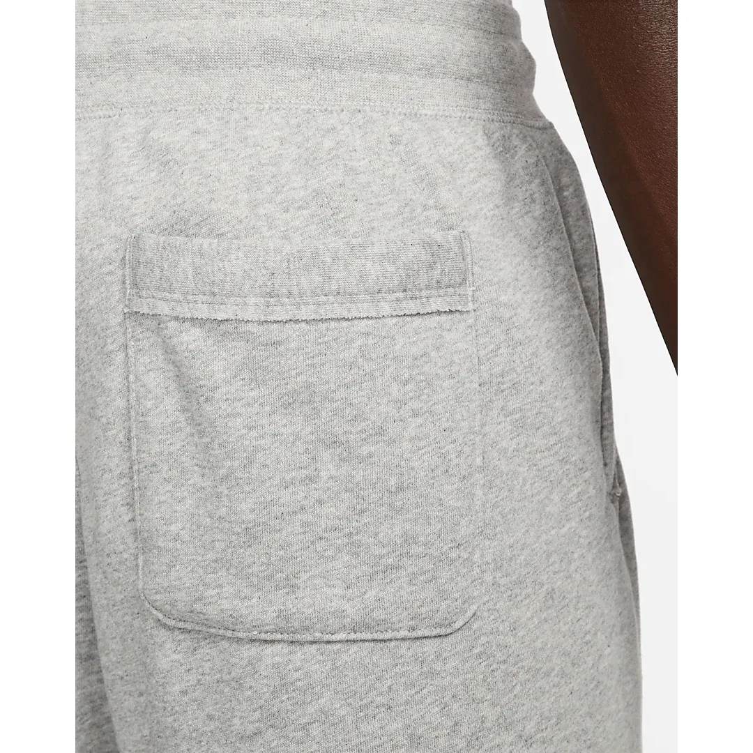 Nike Men's Club Alumni French Terry Shorts - Dark Grey Heather / White