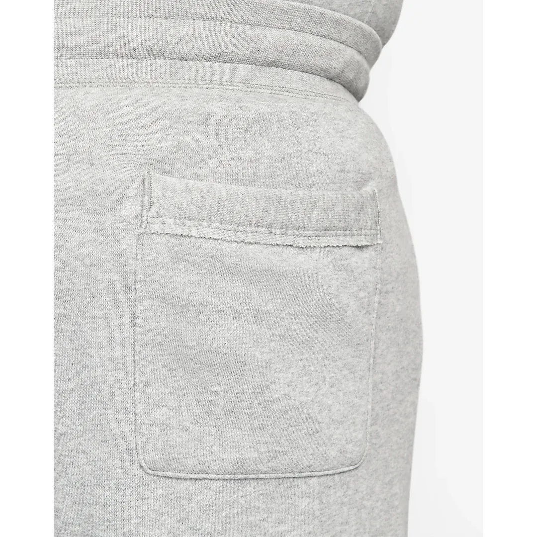 Nike Men's Club Alumni French Terry Shorts - Dark Grey Heather / White