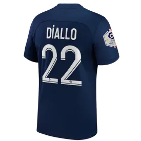 Nike Paris Saint-Germain Diallo Home Jersey w/ Ligue 1 Champion Patch 22/23 (Midnight Navy/White)