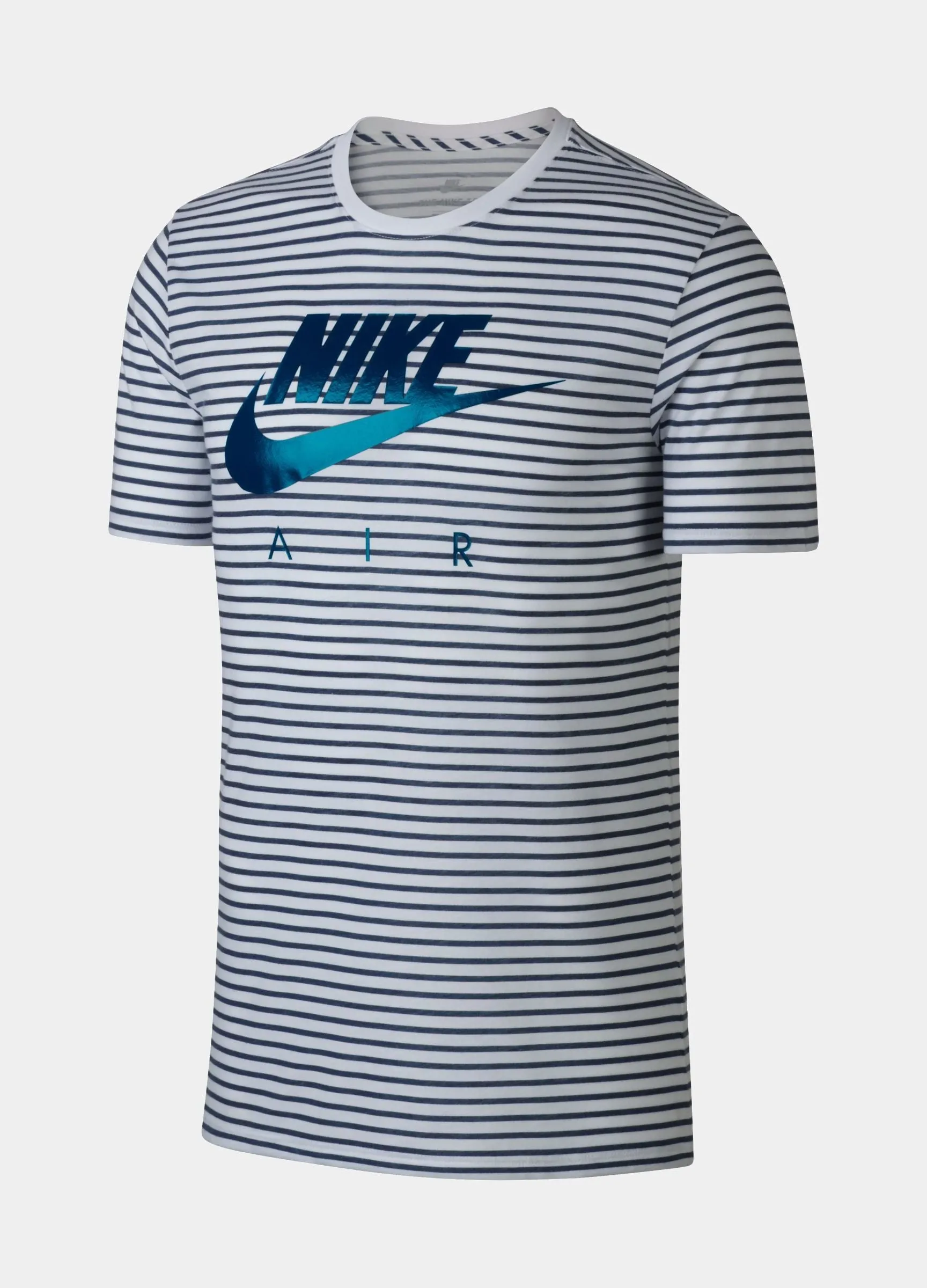 NSW Air Max 90 Stripe Mens Short Sleeve Shirt  (White)