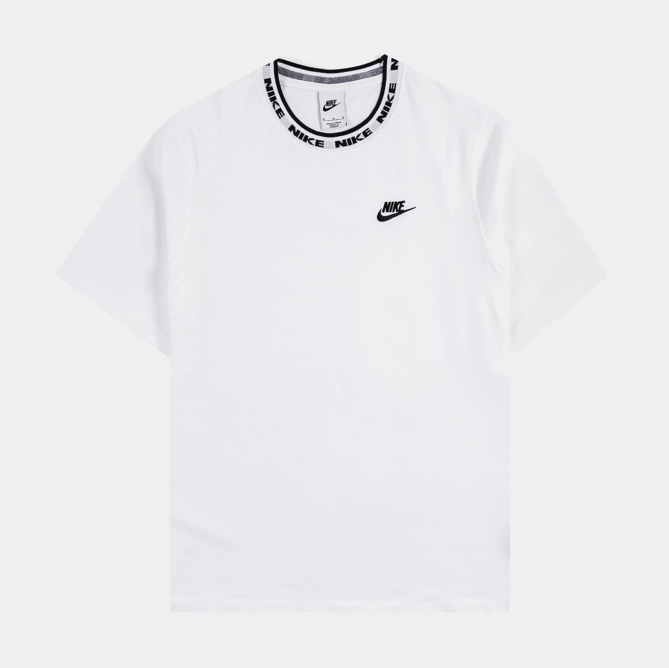 NSW Club Mens Short Sleeve Shirt (White/Black)