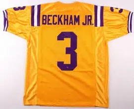 Odell Beckham LSU Tigers College Football Throwback Jersey