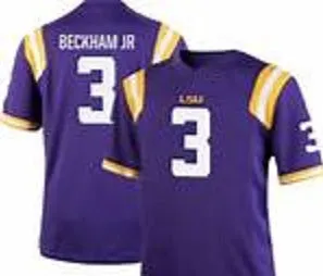 Odell Beckham LSU Tigers College Football Throwback Jersey