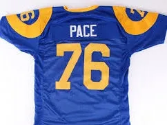 Orlando Pace Los Angeles Rams Throwback Football Jersey