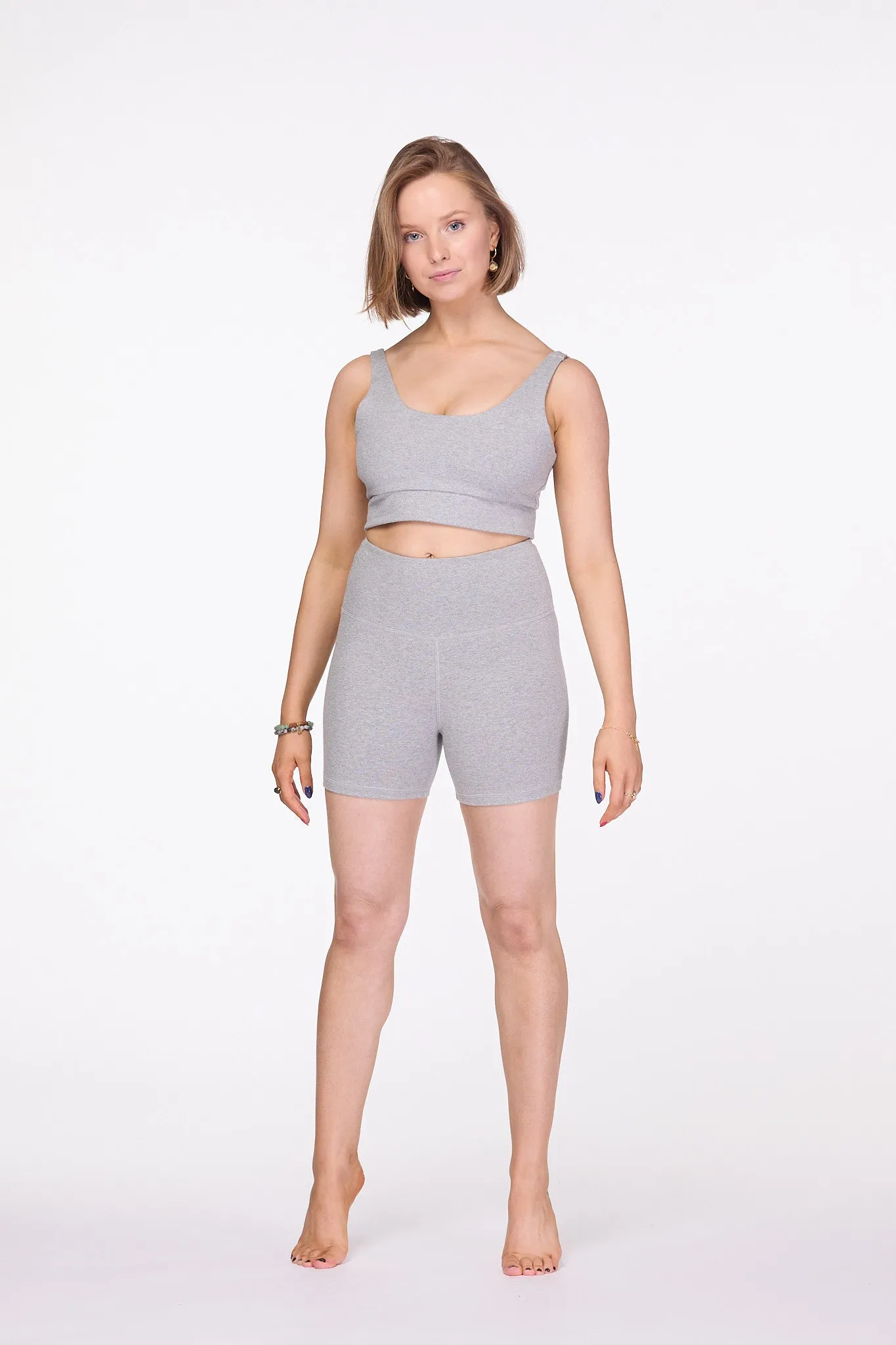 Power Bike Shorts 3" | Grey