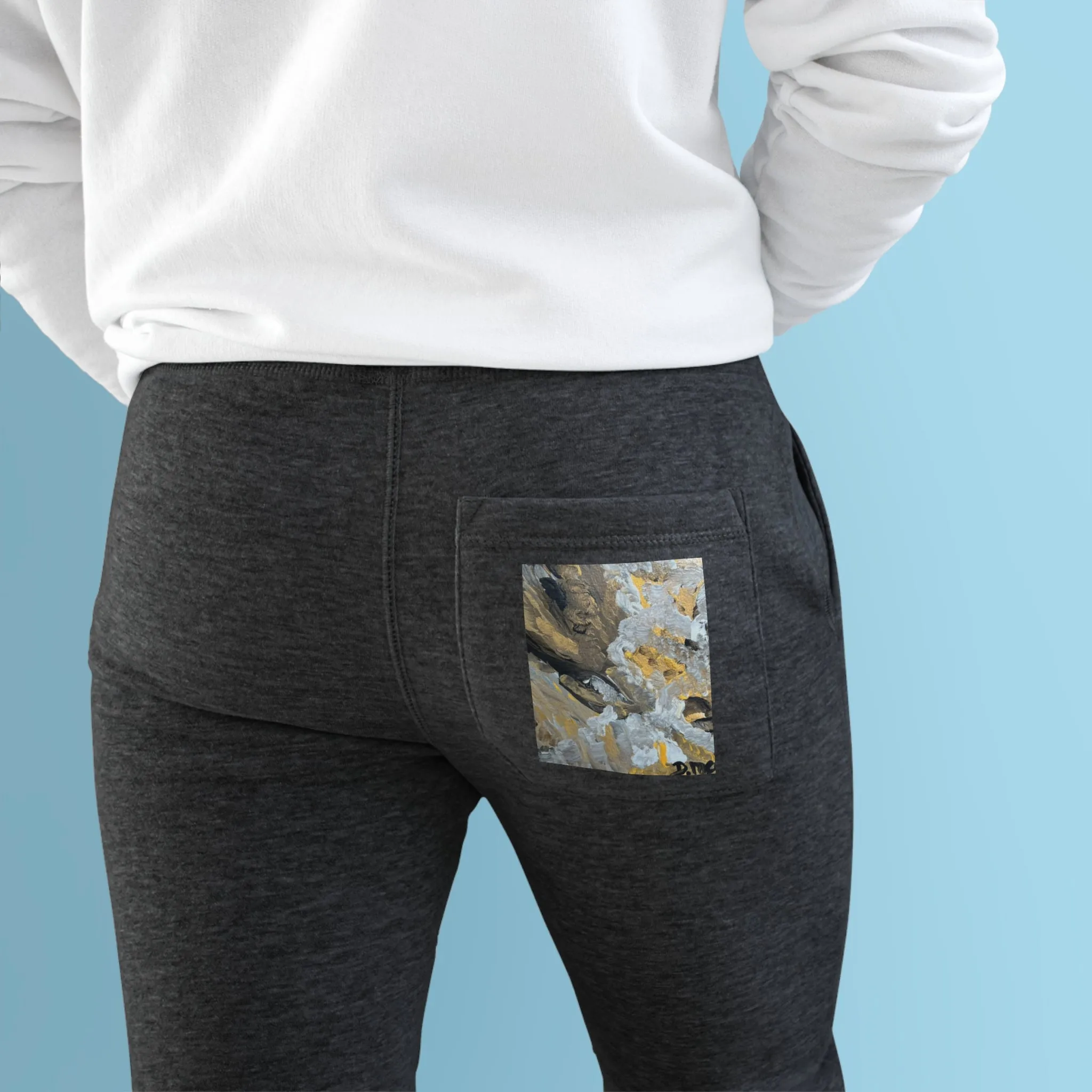 "Strength" Abstract-  Premium Fleece Joggers