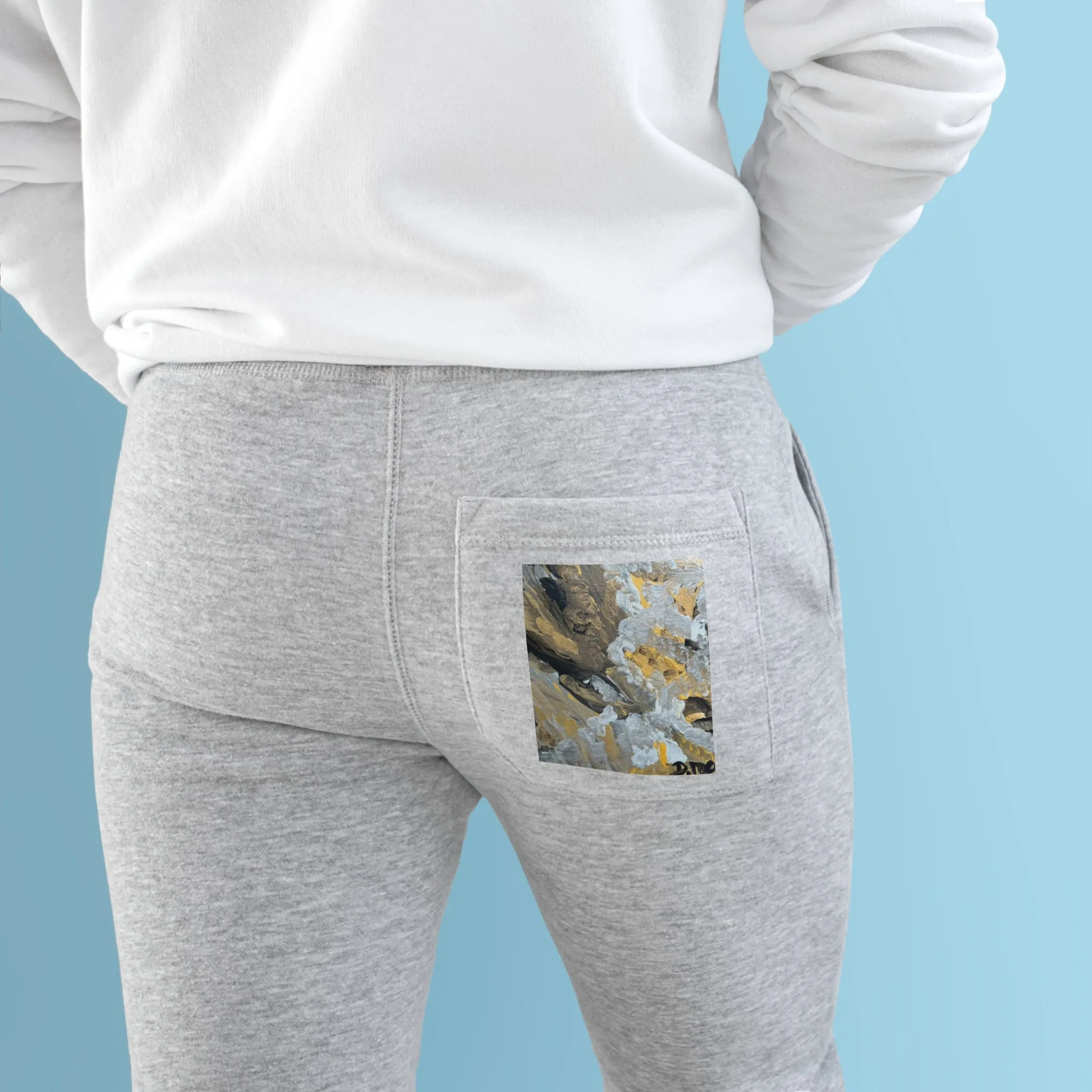 "Strength" Abstract-  Premium Fleece Joggers