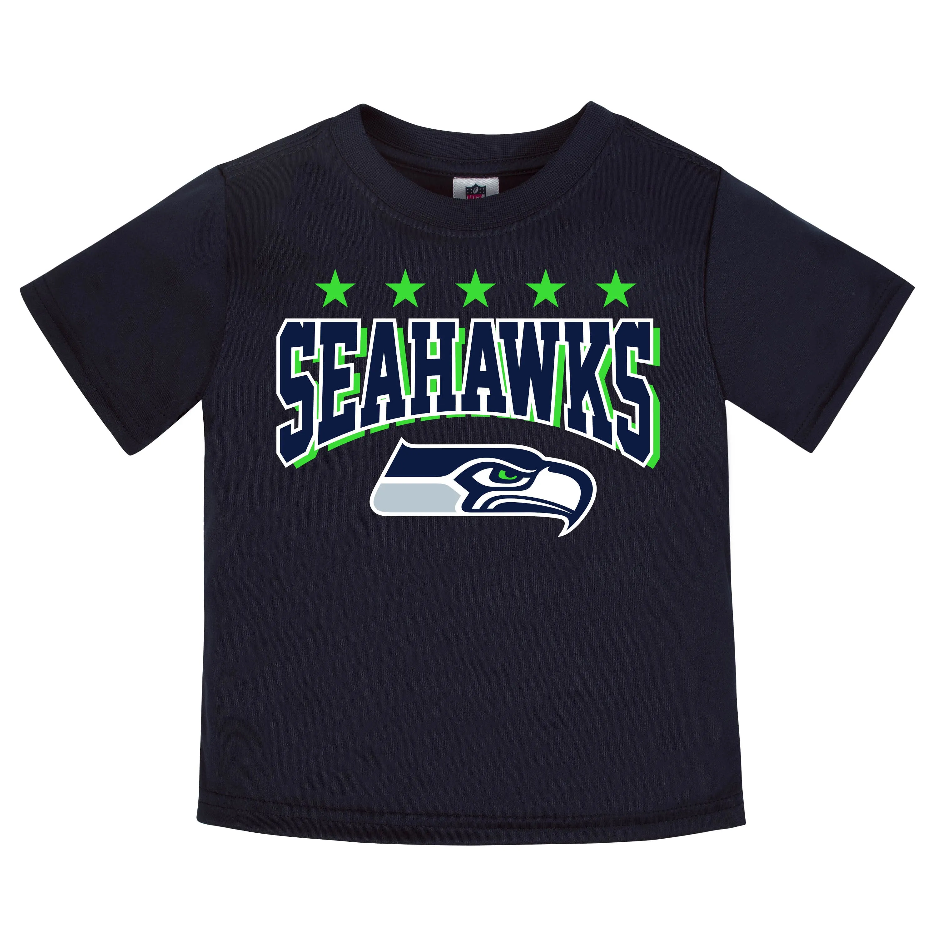 Seattle Seahawks Boys Short Sleeve Tee Shirt