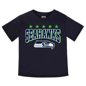 Seattle Seahawks Boys Short Sleeve Tee Shirt