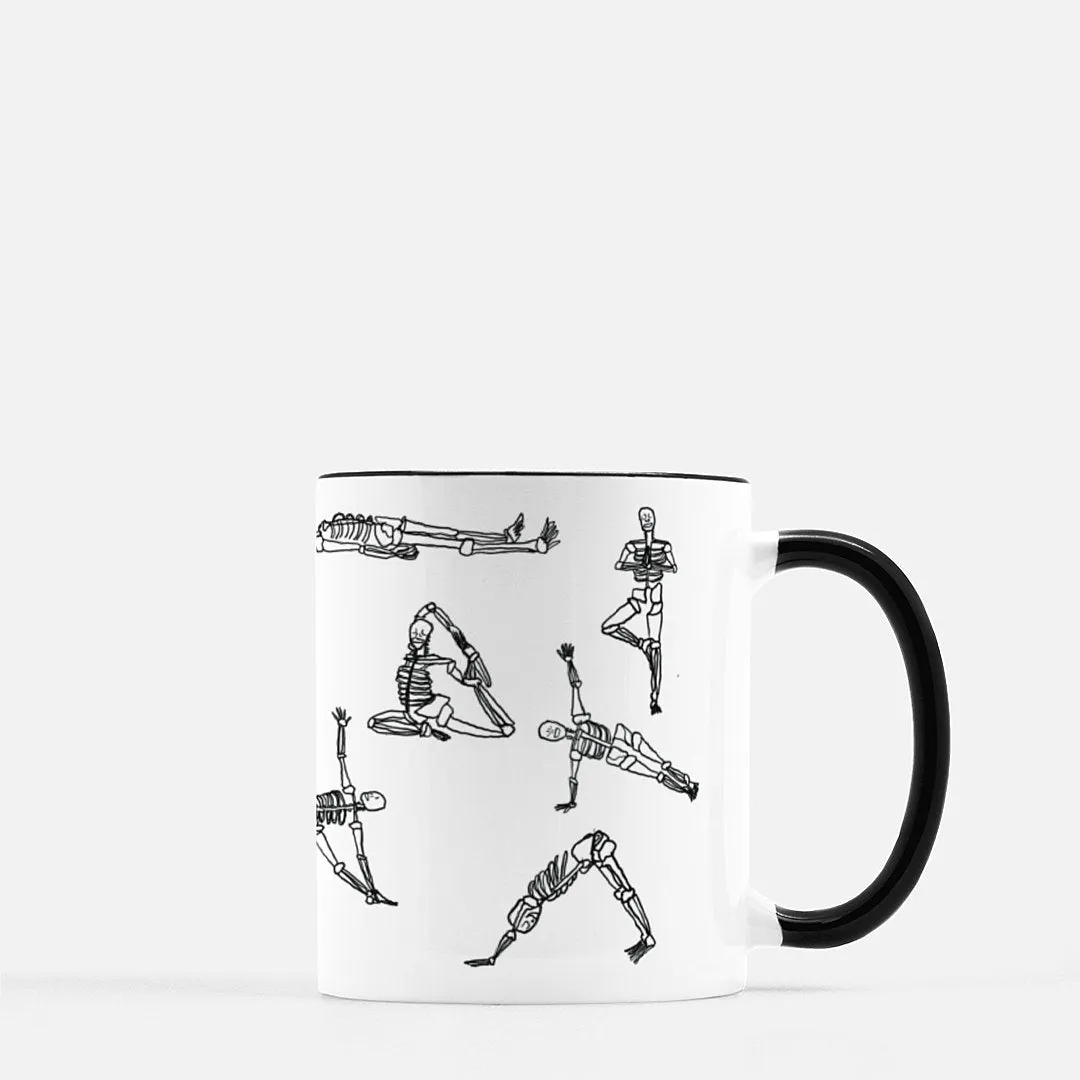 Skeleton Yoga Mug