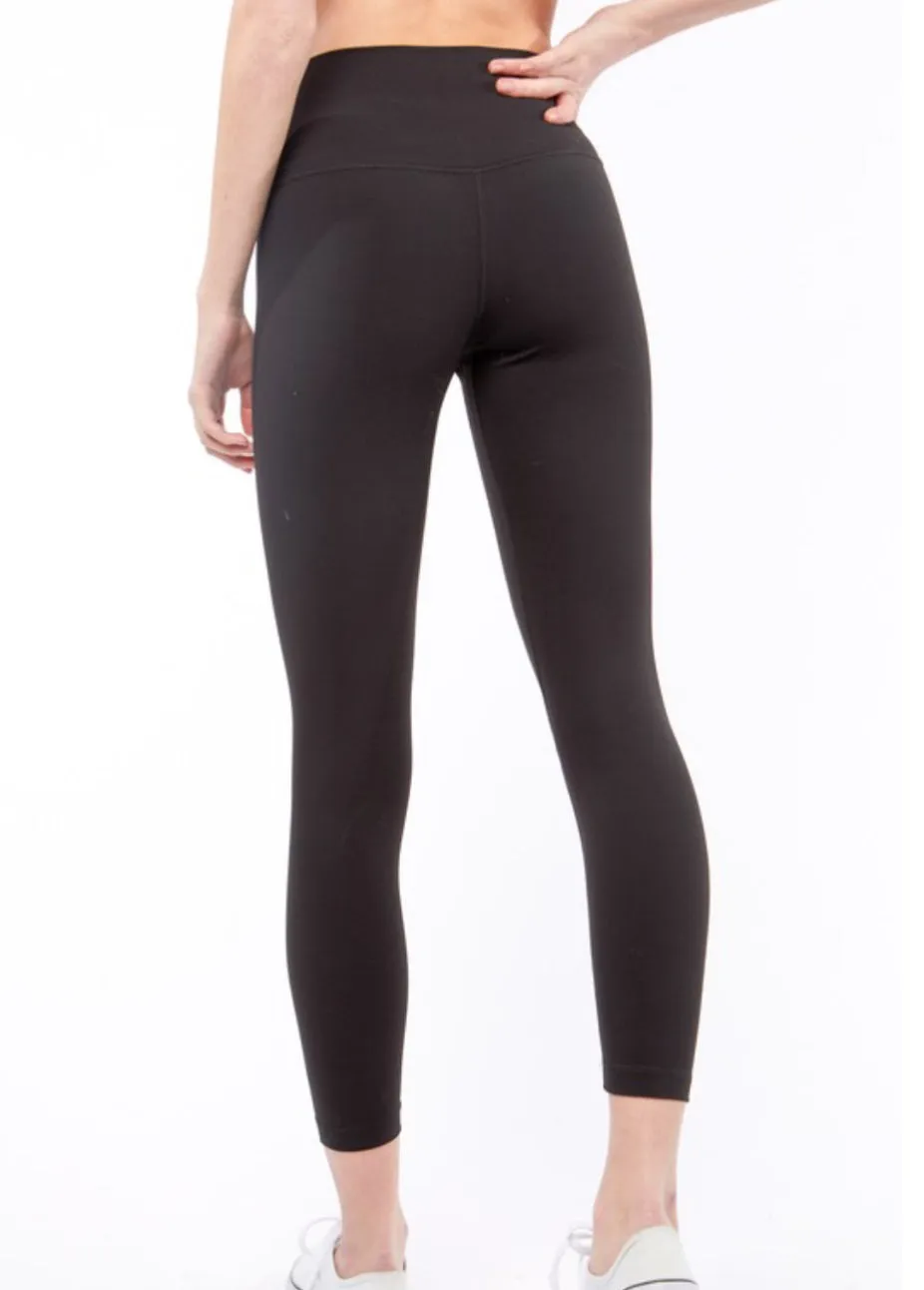 Smooth Like Butter High Waisted Leggings: Black