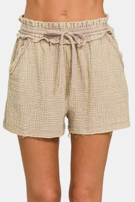 Southside Frayed Hem Shorts