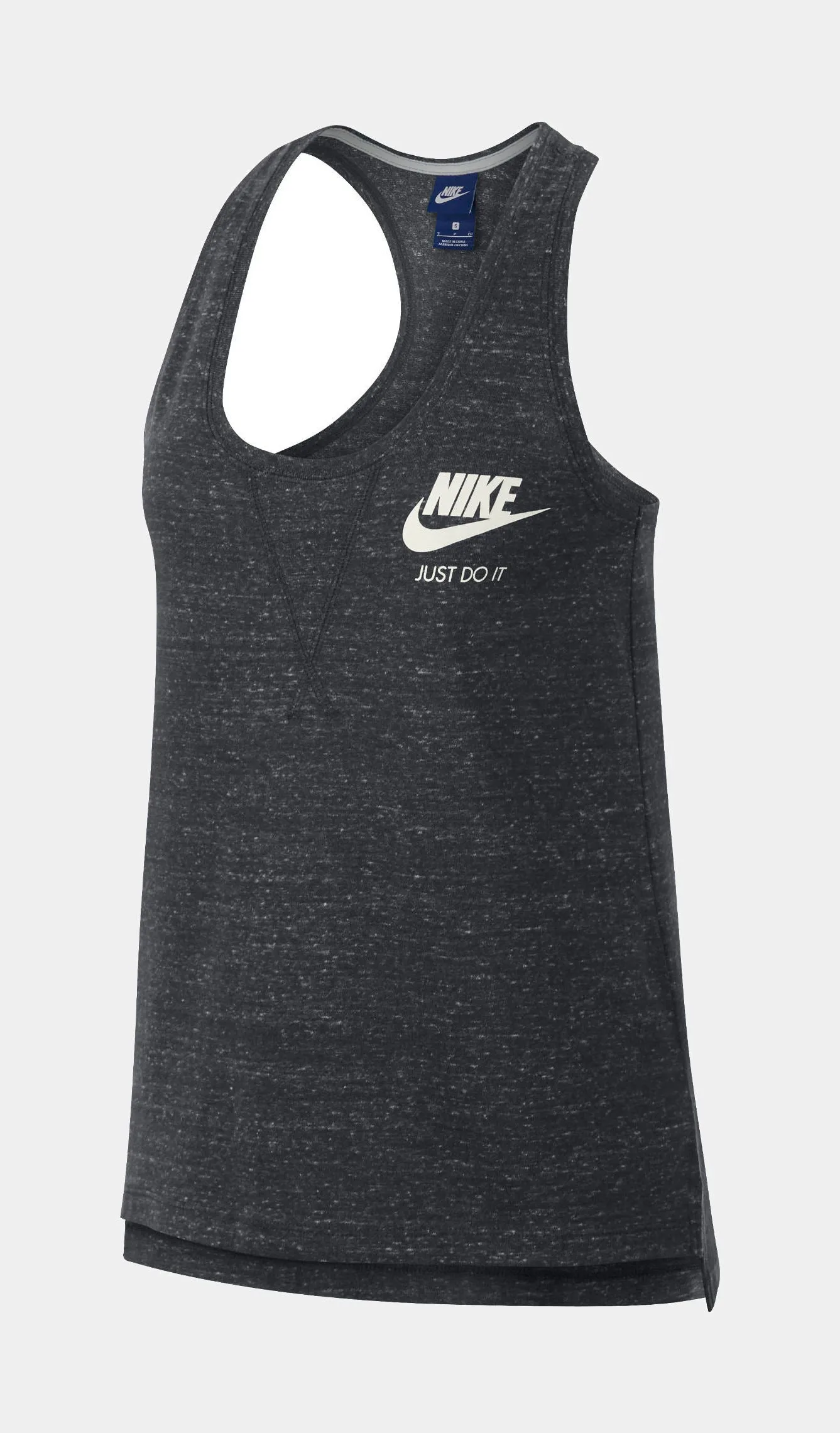 Sportswear Gym Vintage Womens Tank (Black/Grey)