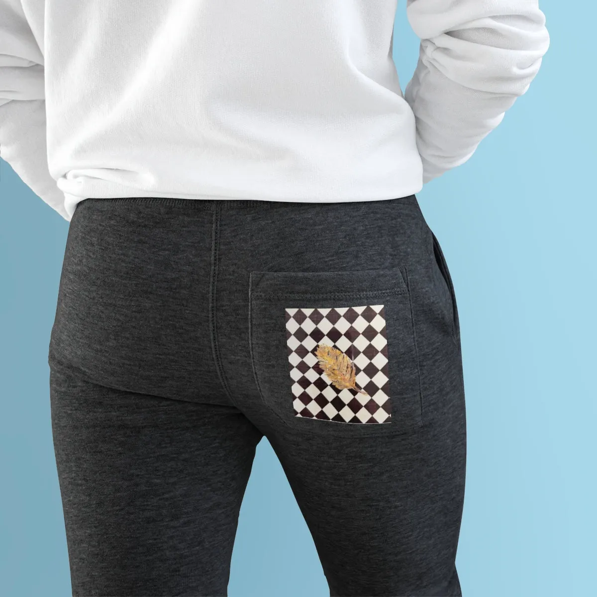 The Golden Leaf Diamond Premium Fleece Joggers