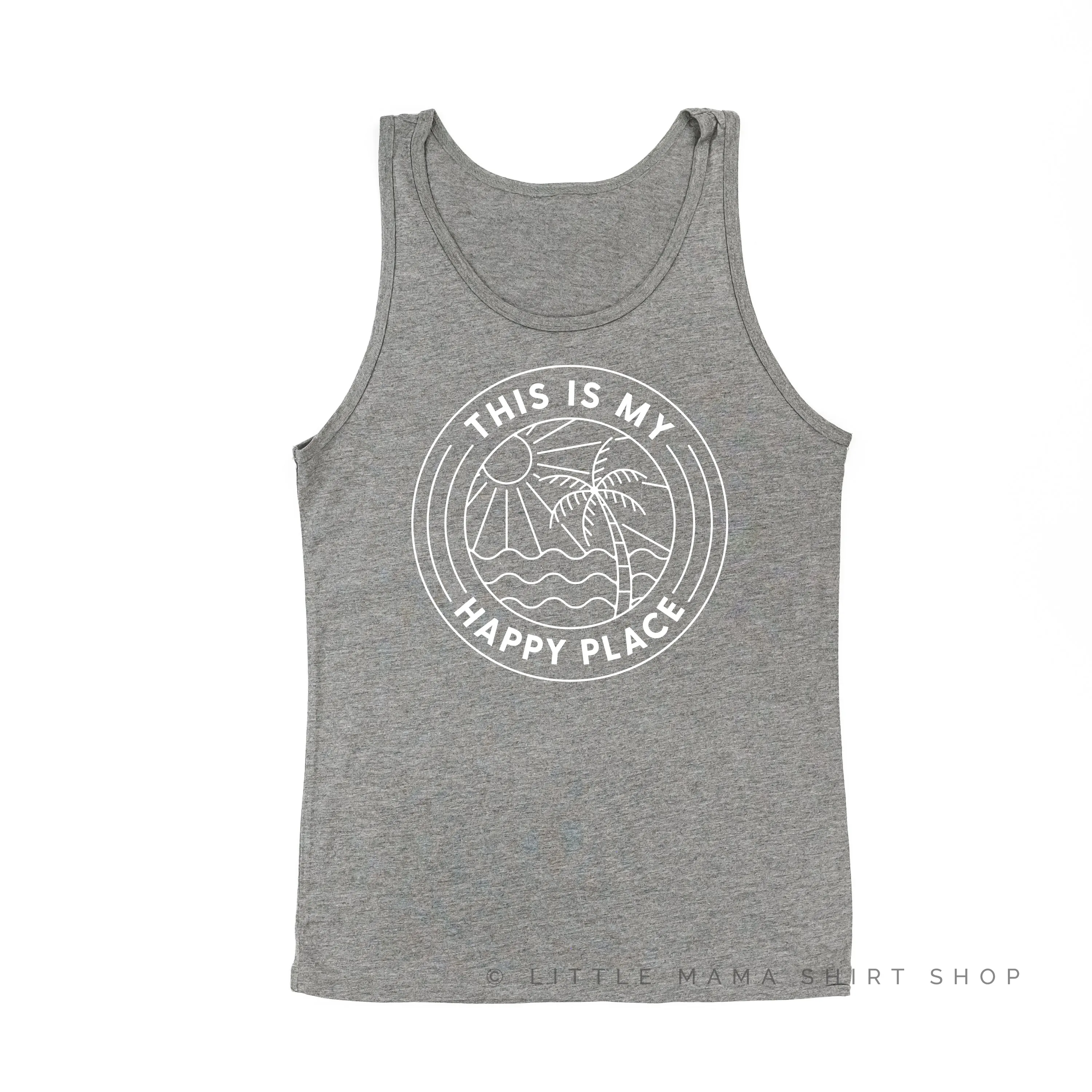 THIS IS MY HAPPY PLACE - Unisex Jersey Tank