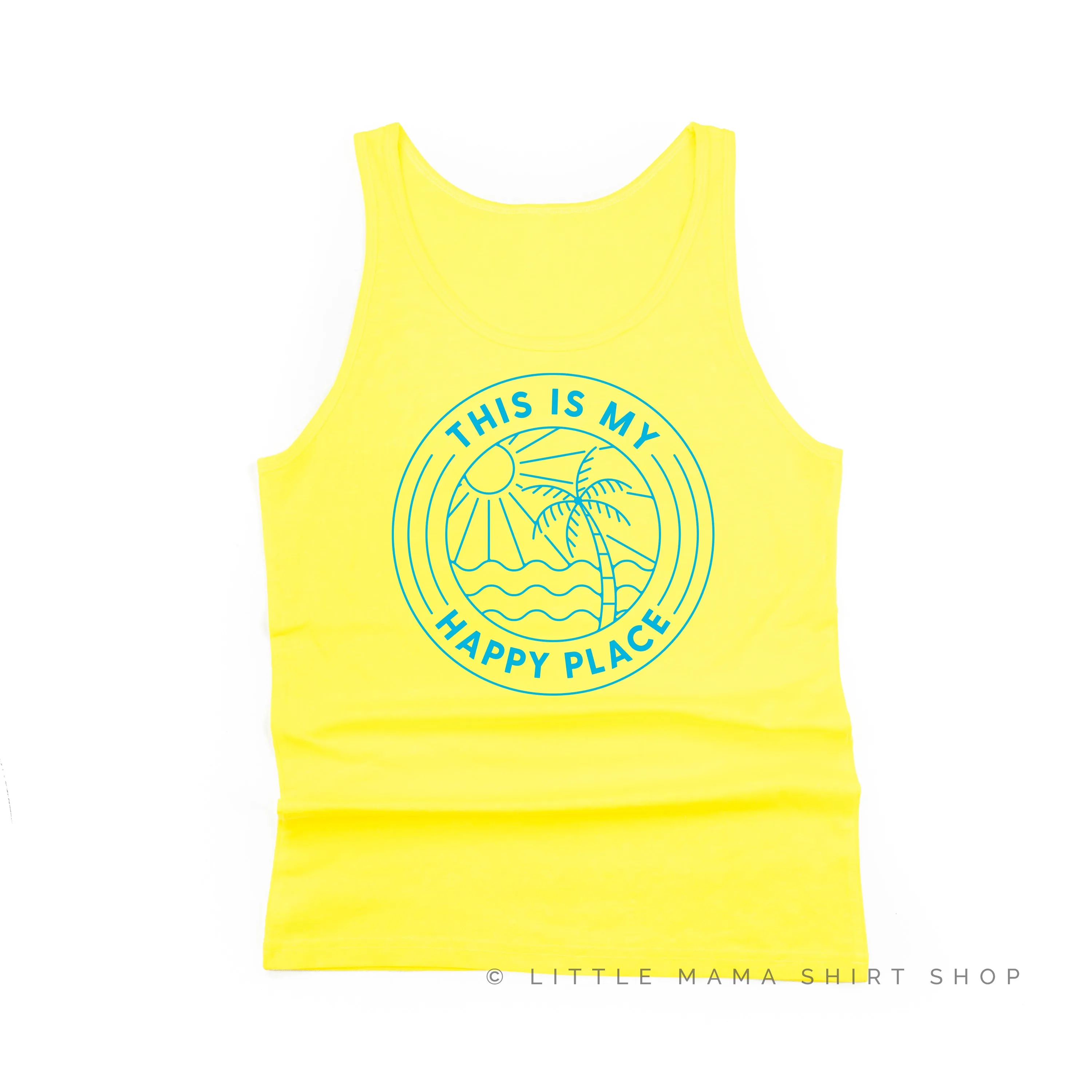 THIS IS MY HAPPY PLACE - Unisex Jersey Tank