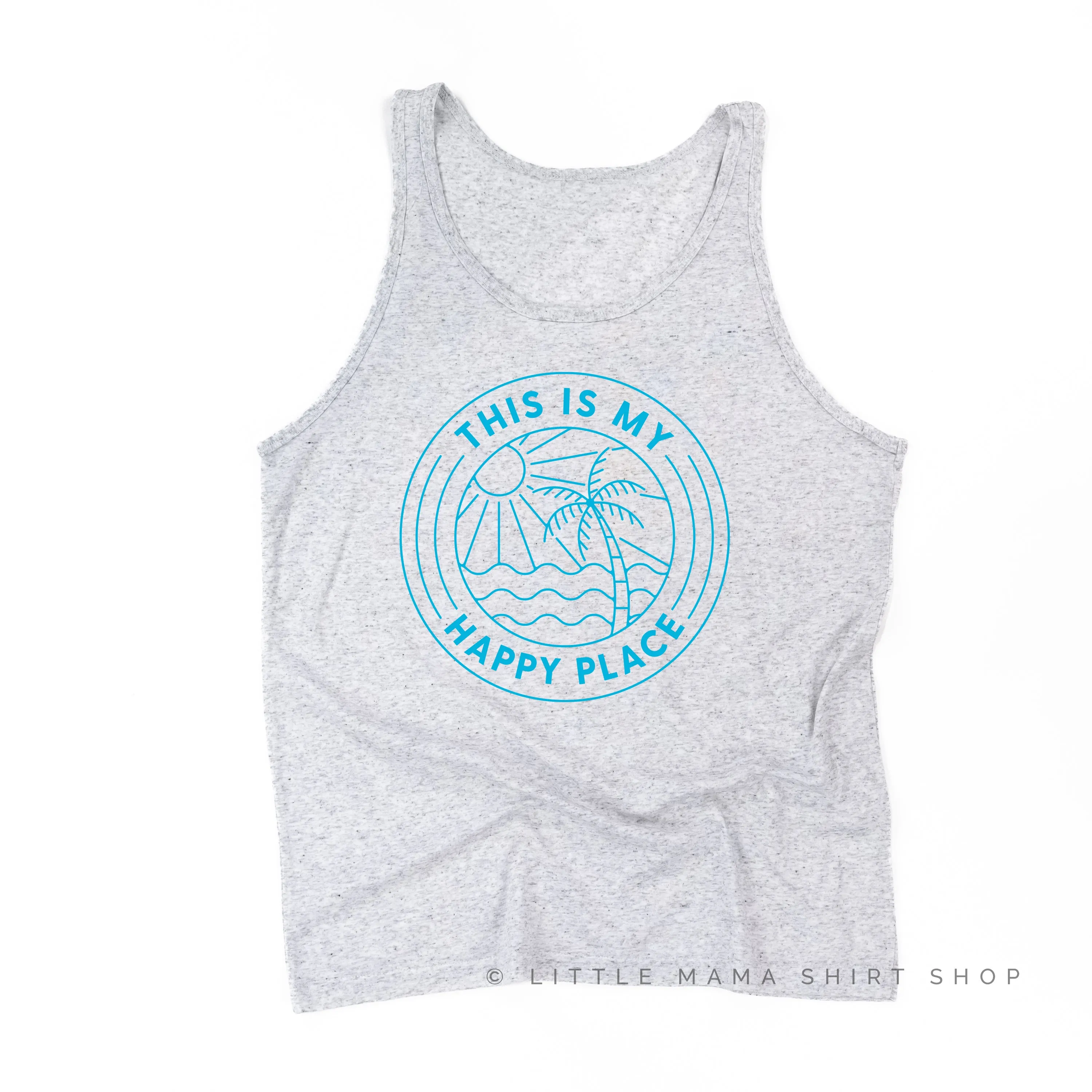 THIS IS MY HAPPY PLACE - Unisex Jersey Tank