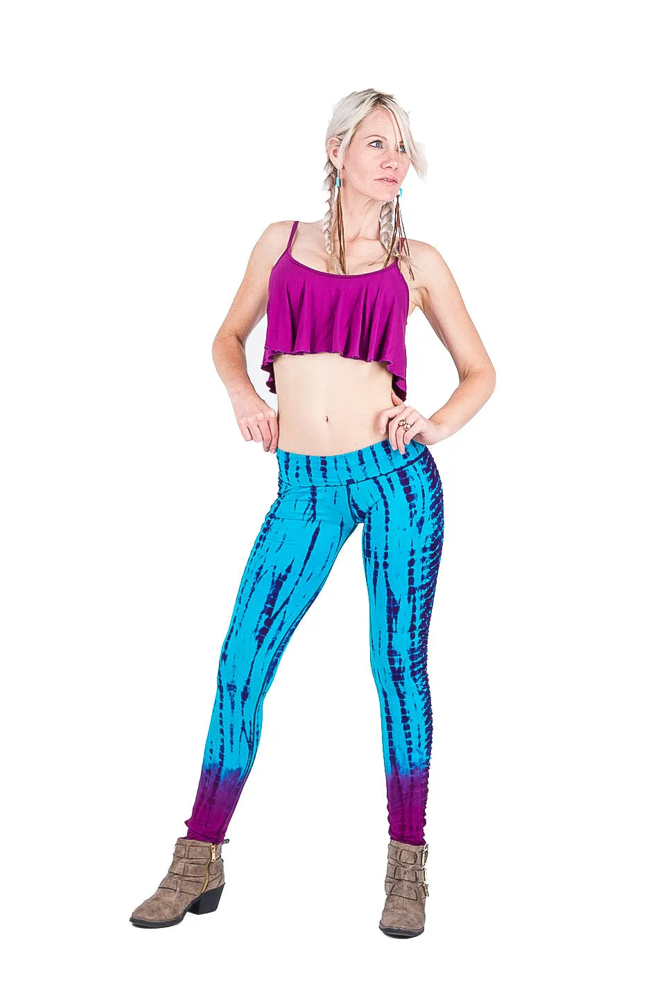 Tie Dye Ruched Legging Long