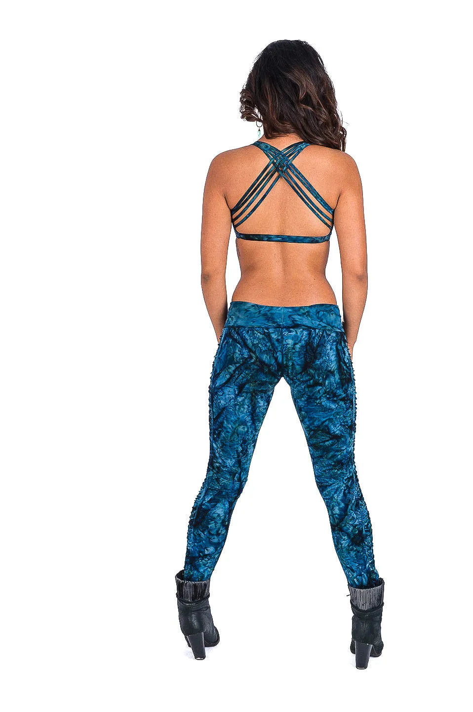 Tie Dye Ruched Legging Long