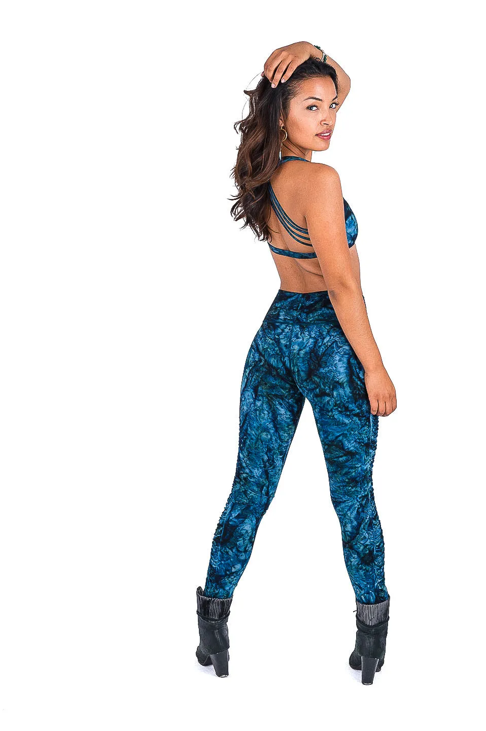 Tie Dye Ruched Legging Long