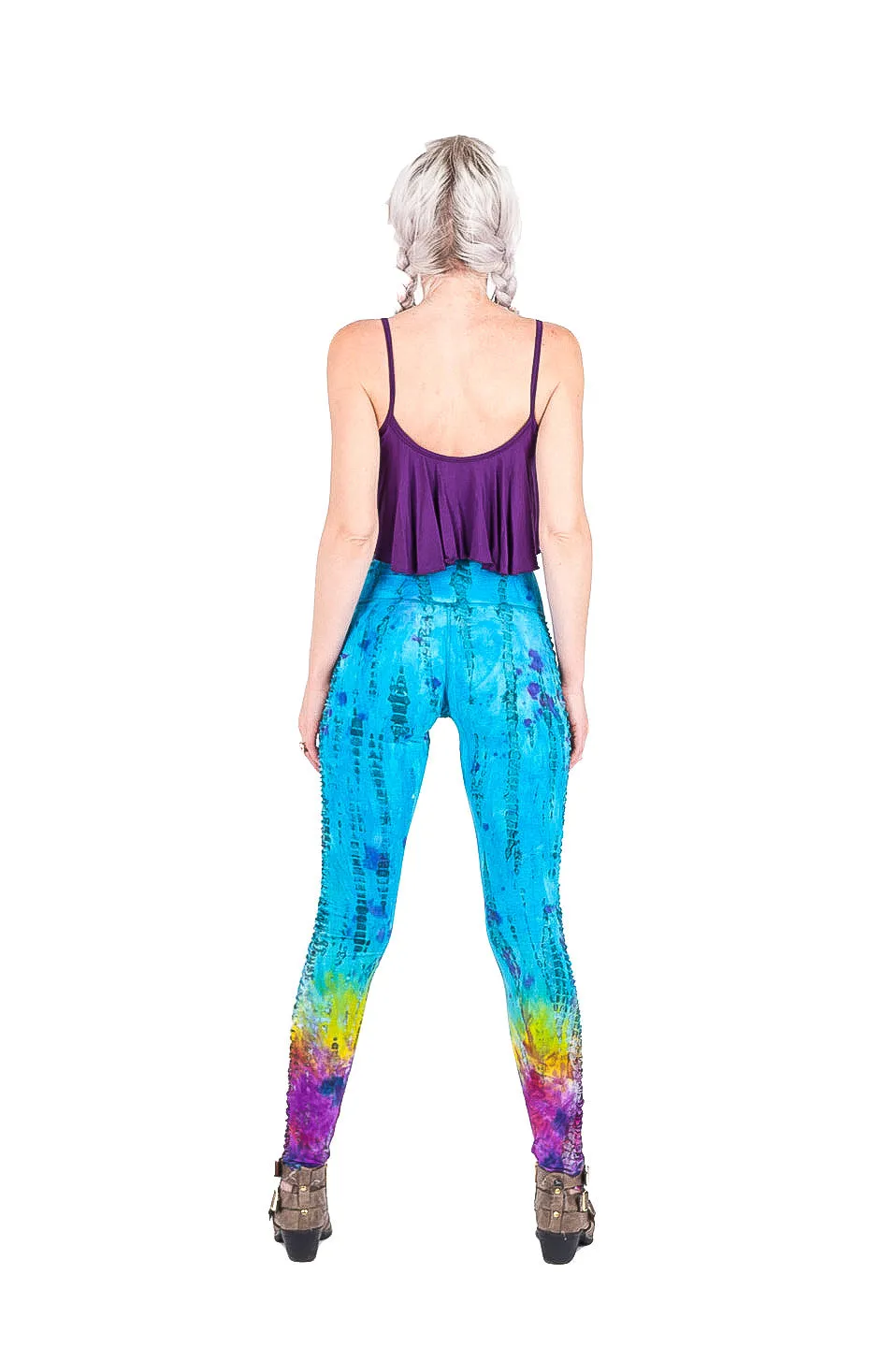 Tie Dye Ruched Legging Long