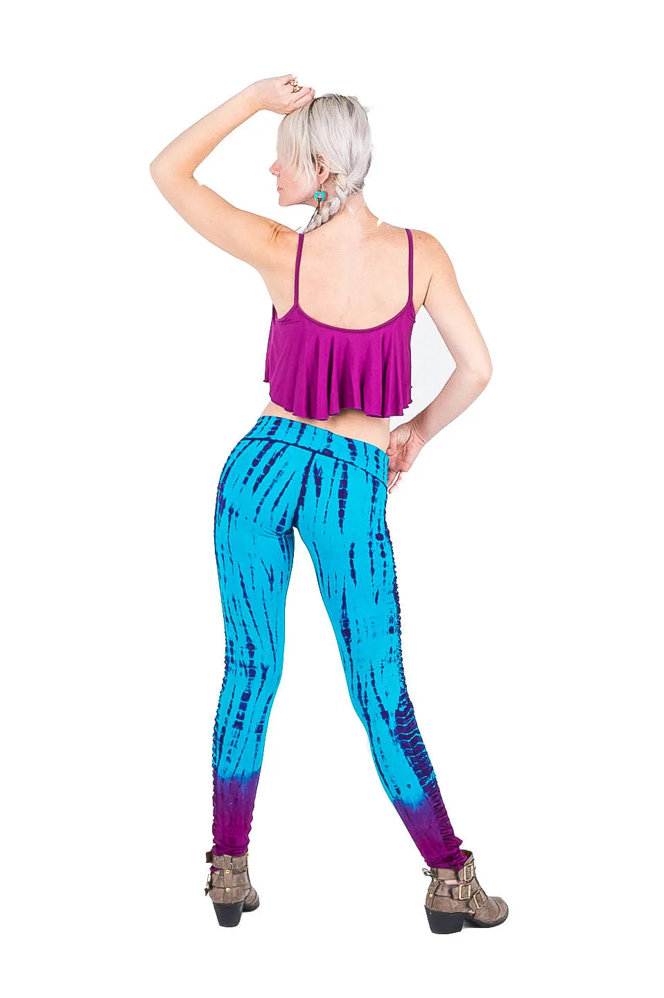 Tie Dye Ruched Legging Long