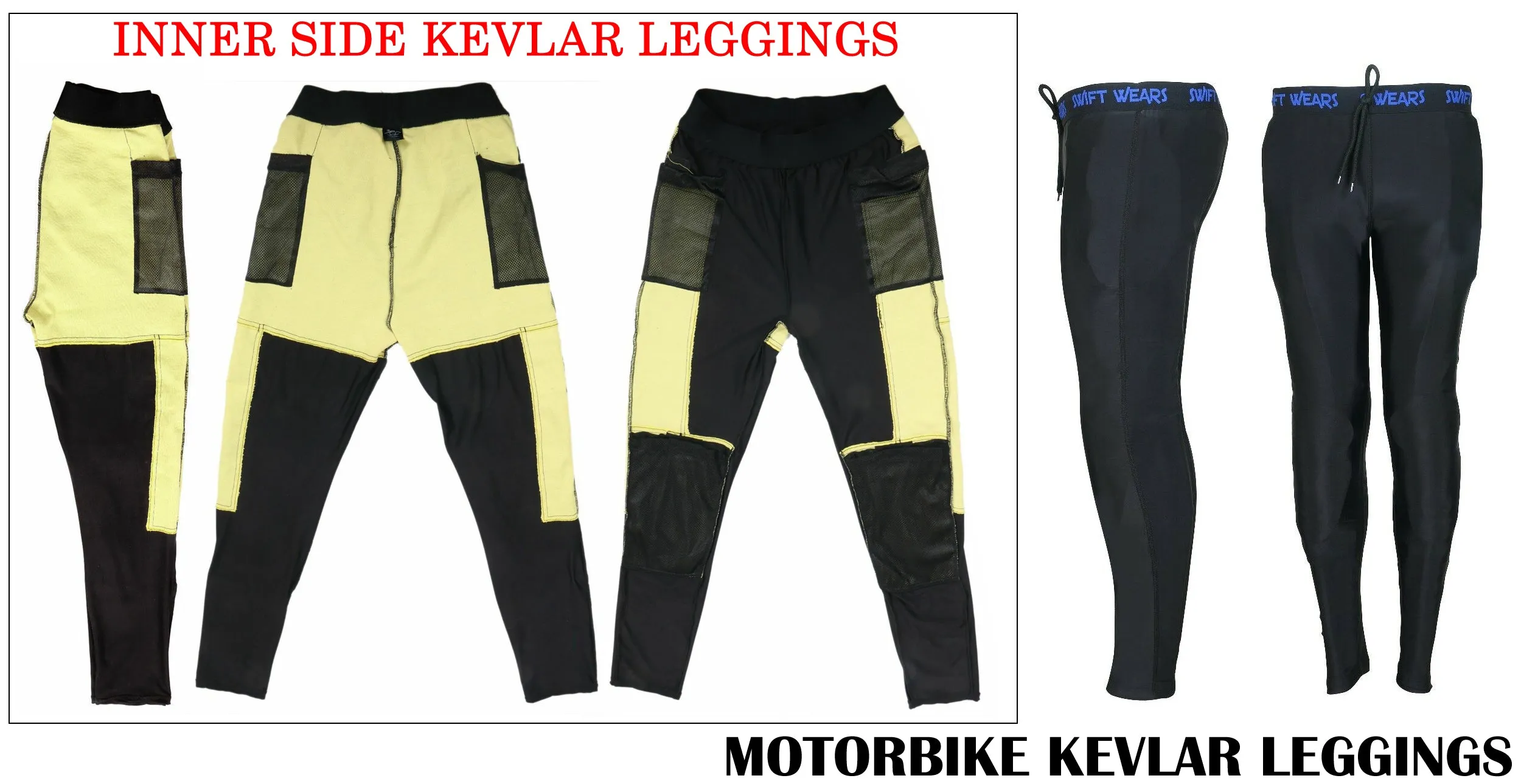 Unisex Kevlar Motorbike Legging