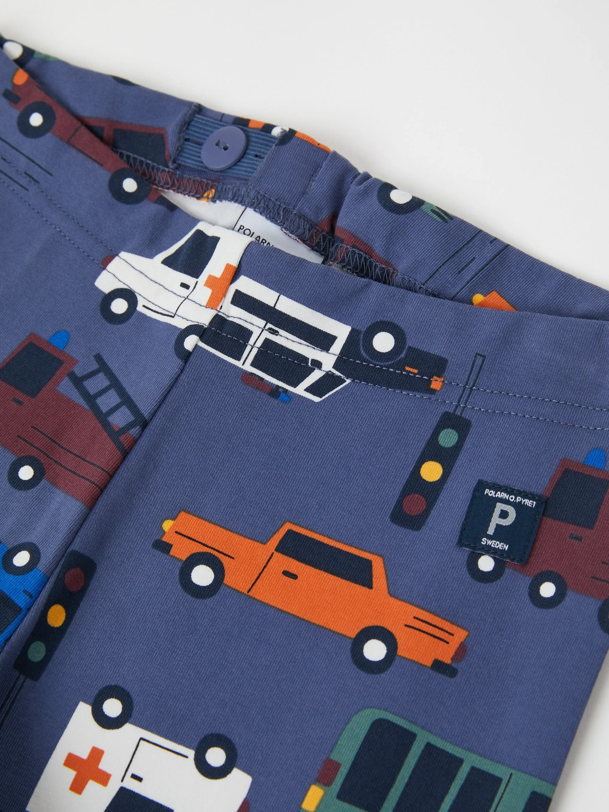 Vehicles Print Kids Leggings