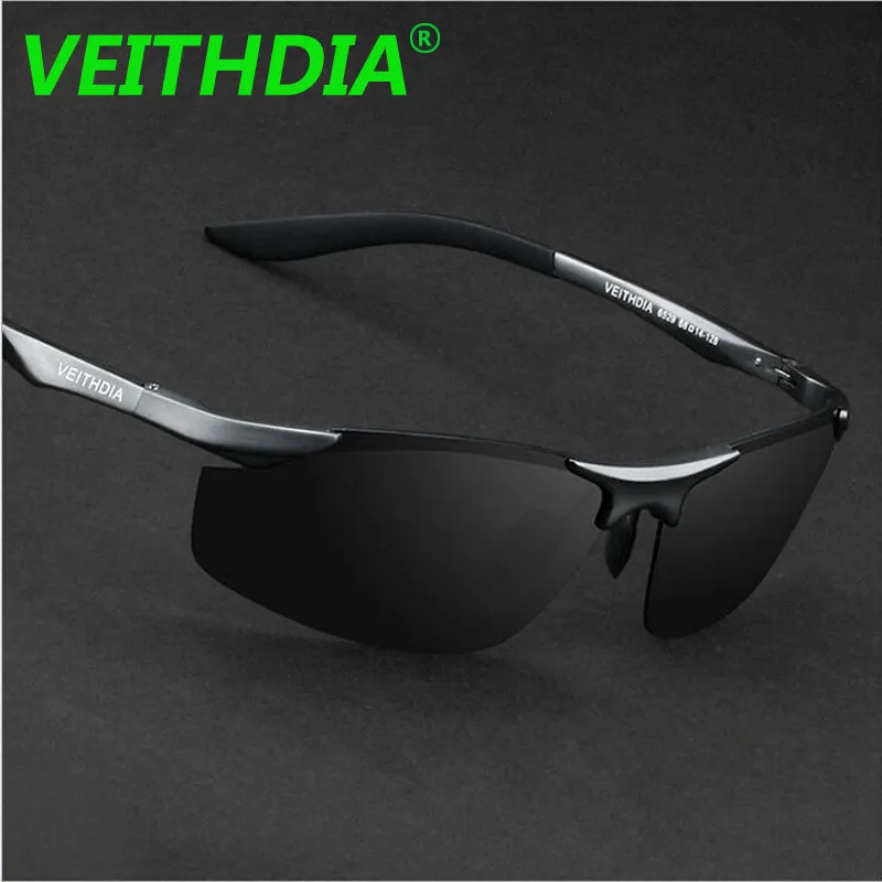 VEITHDIA Aluminum Magnesium Brand Designer Polarized Sunglasses Men Glasses Driving Glasses Summer 2017 Eyewear Accessories 6529