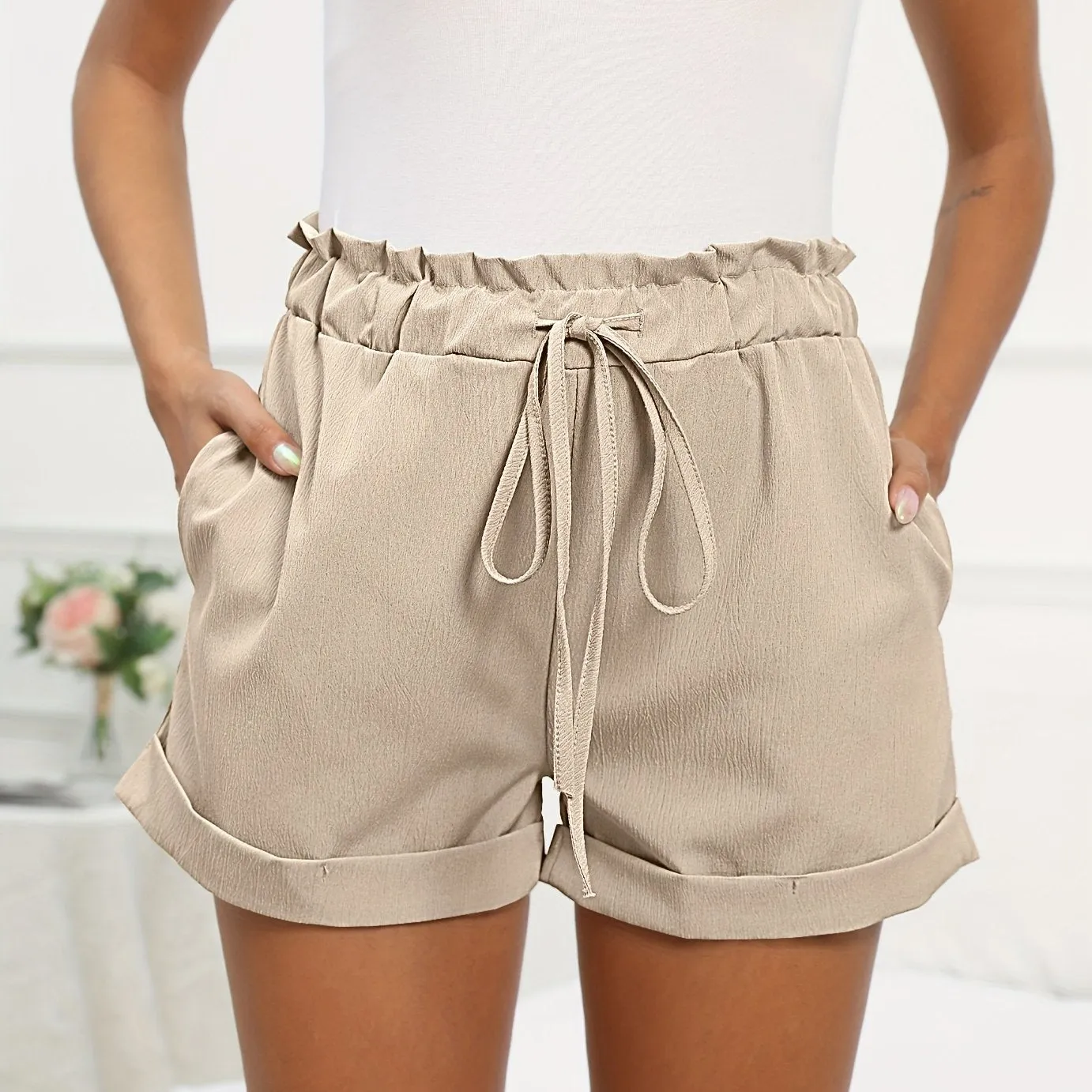 Versatile Womens Drawstring Shorts for Comfort and Style