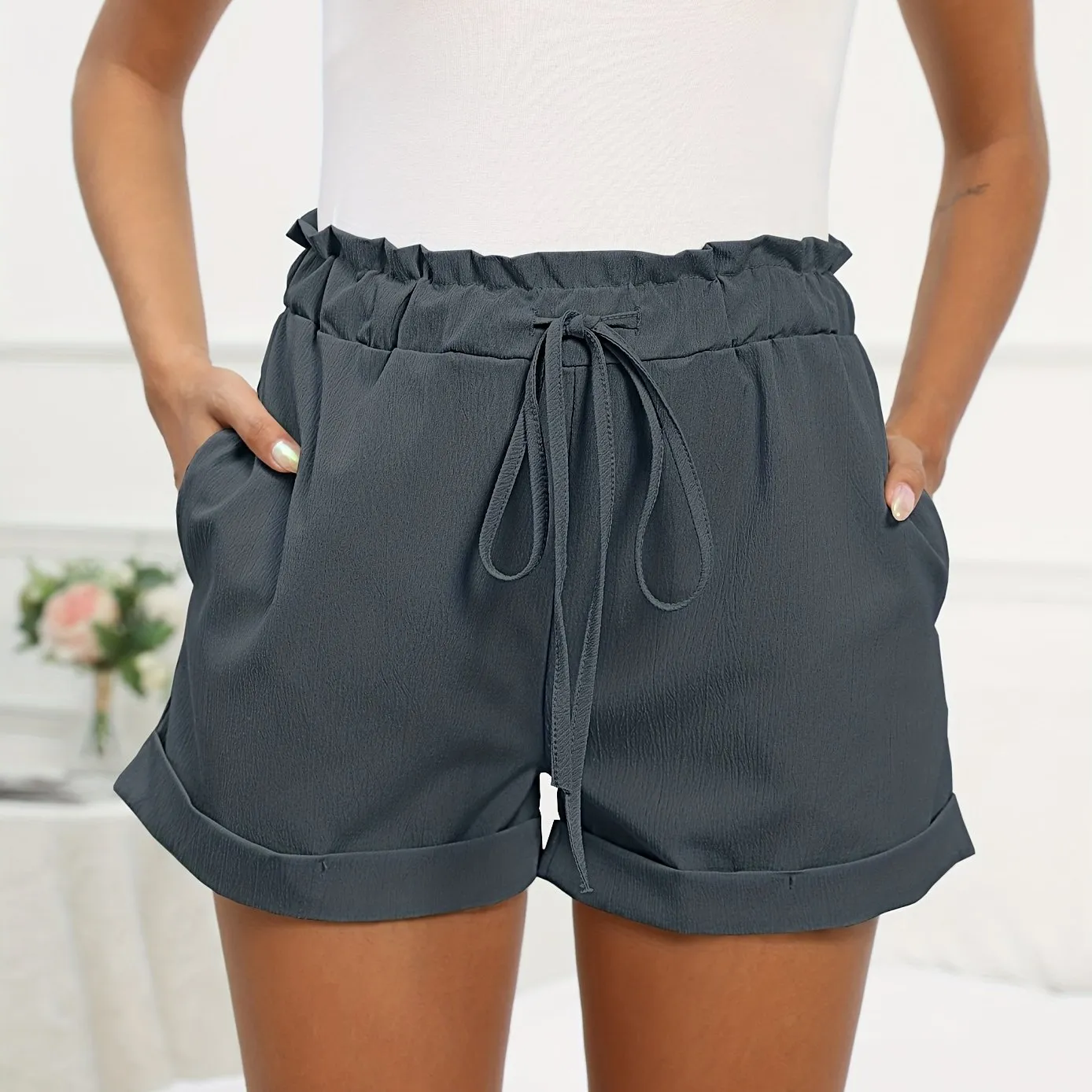 Versatile Womens Drawstring Shorts for Comfort and Style