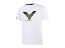 Victor T-LZJ302 A Unisex Badminton T-Shirt [White]