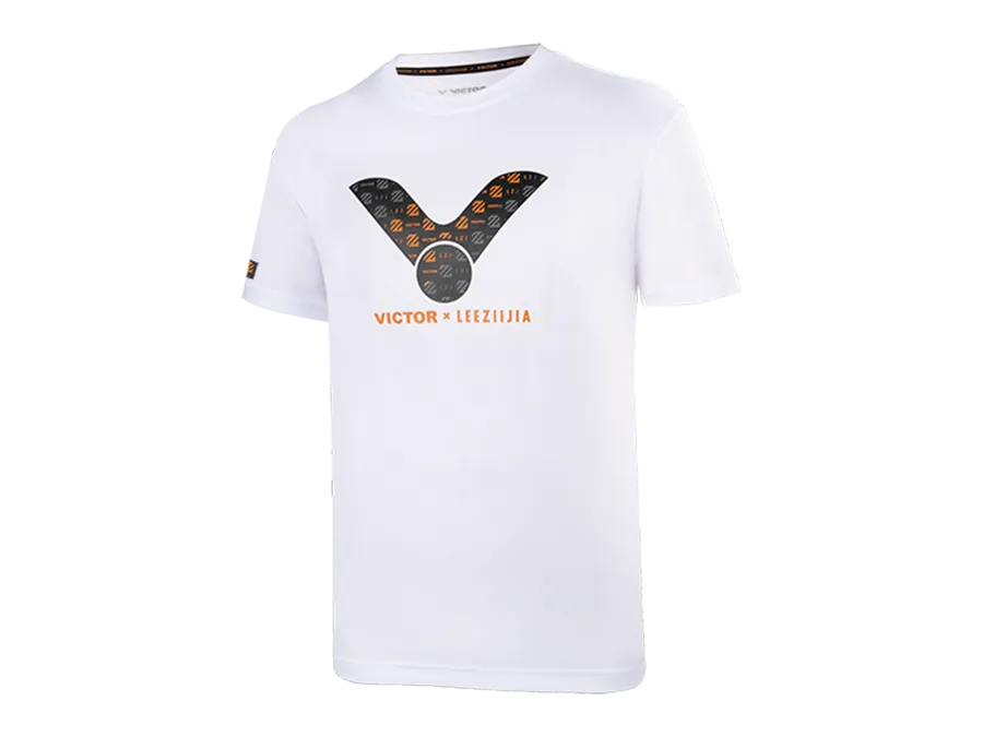 Victor T-LZJ302 A Unisex Badminton T-Shirt [White]