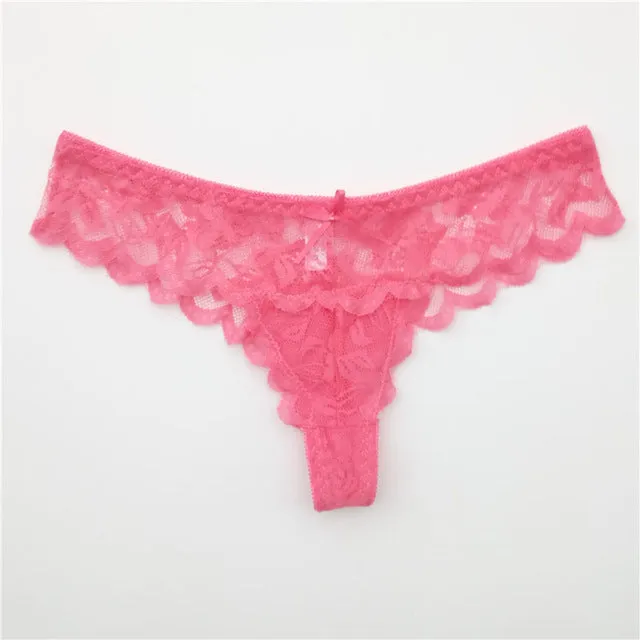 Women's Sexy G-strings Thongs Full Lace Women Underwear French Panties Ladies Knickers Intimates Lingerie for Women 1 pcs