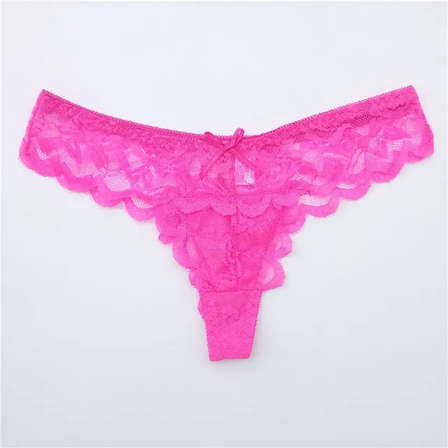 Women's Sexy G-strings Thongs Full Lace Women Underwear French Panties Ladies Knickers Intimates Lingerie for Women 1 pcs